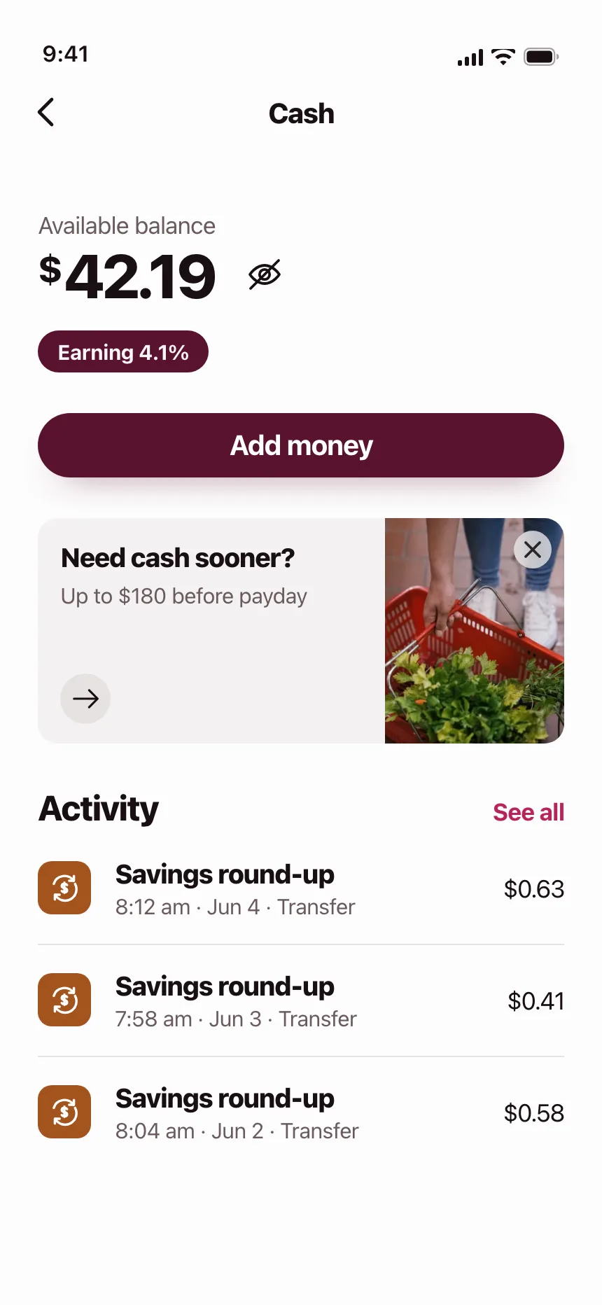Wallet & Balance