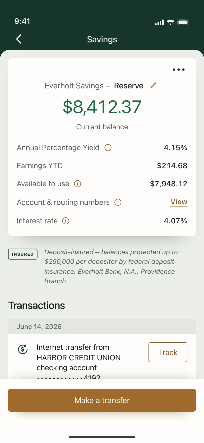 Wallet & Balance