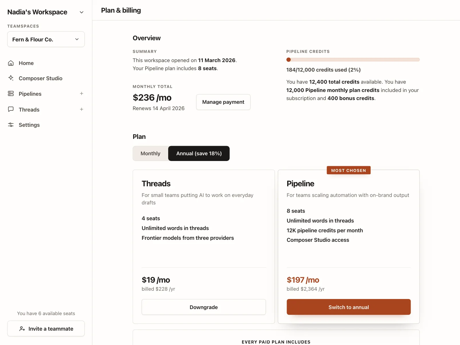 Wallet & Balance