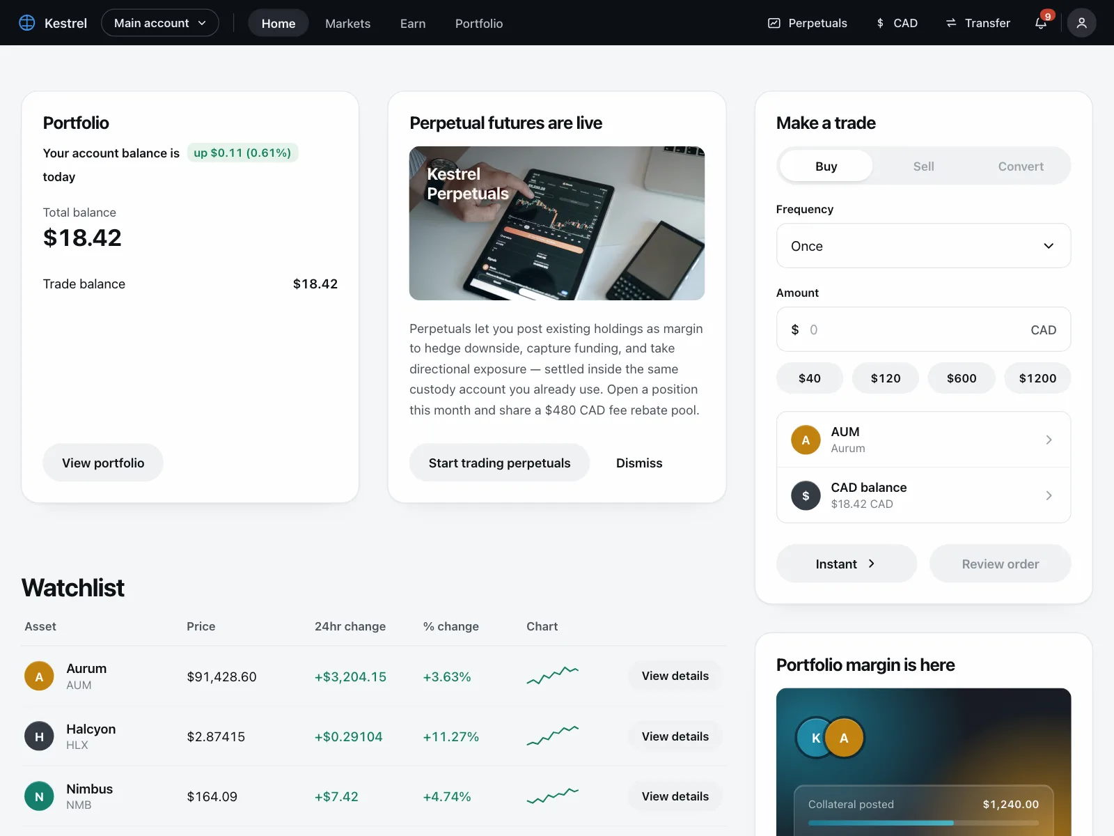 Wallet & Balance