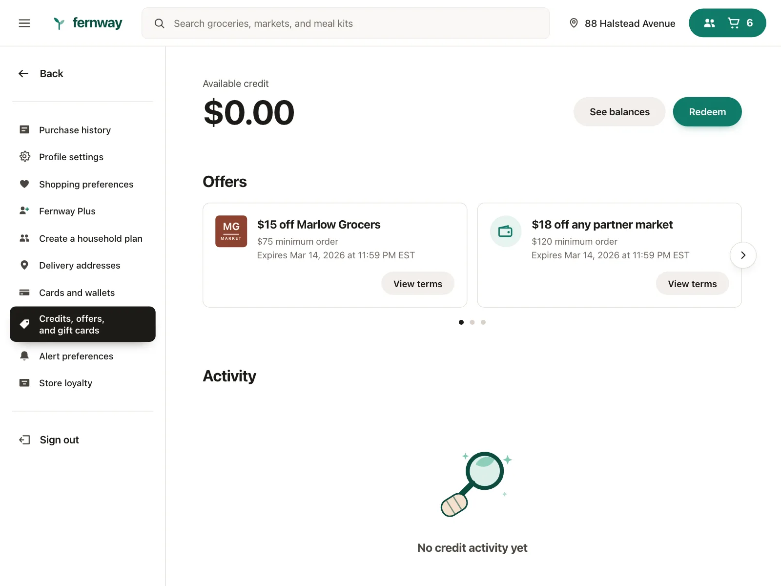 Wallet & Balance