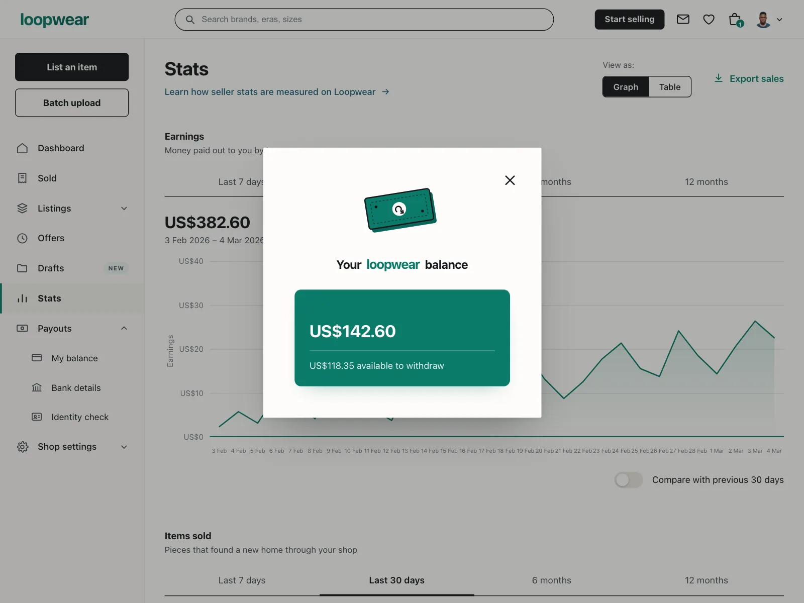 Wallet & Balance