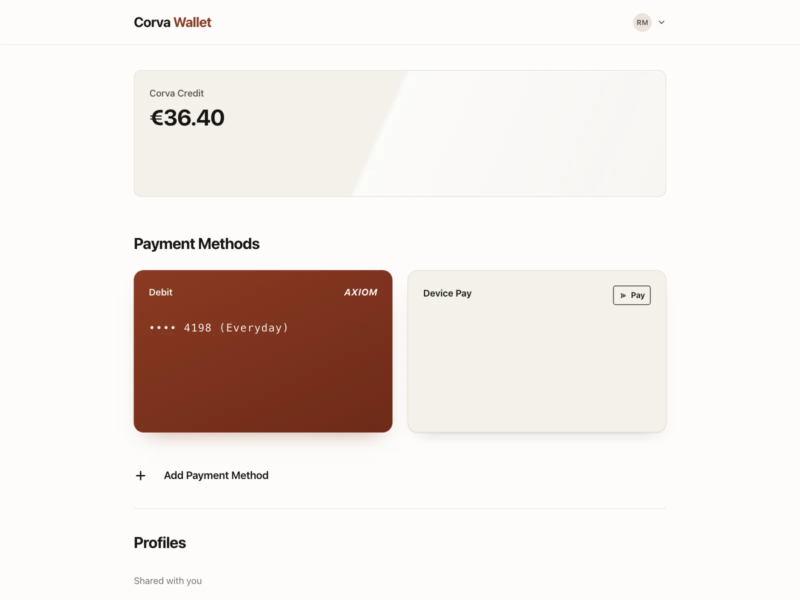 Wallet & Balance