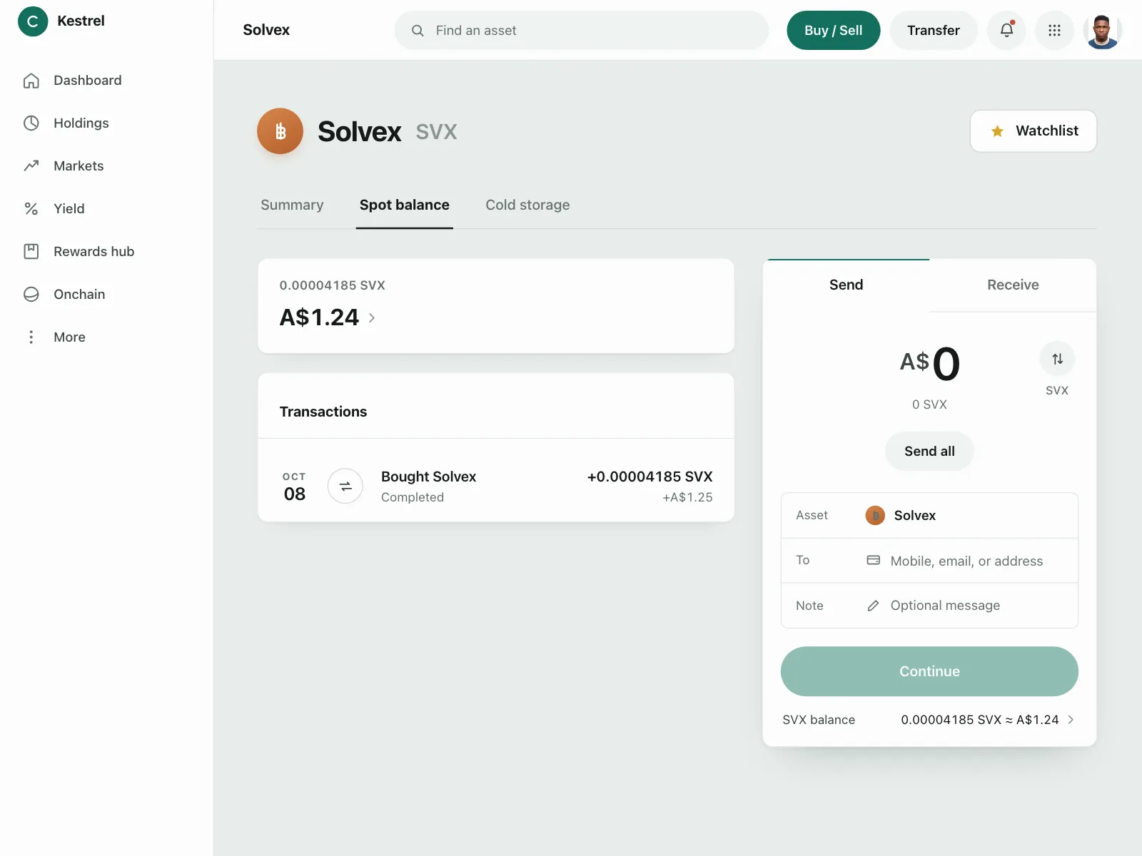 Wallet & Balance