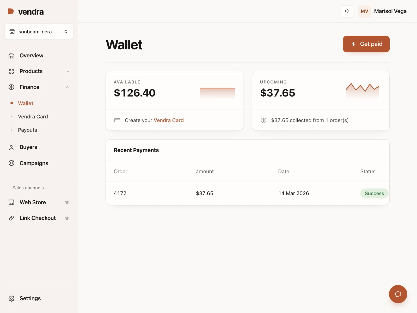 Wallet & Balance