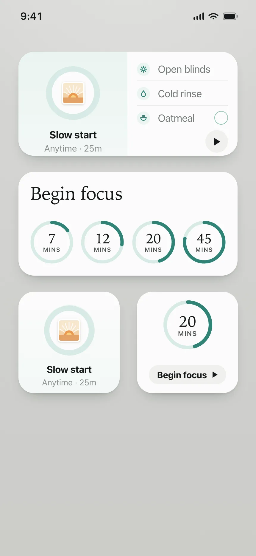 Widgets