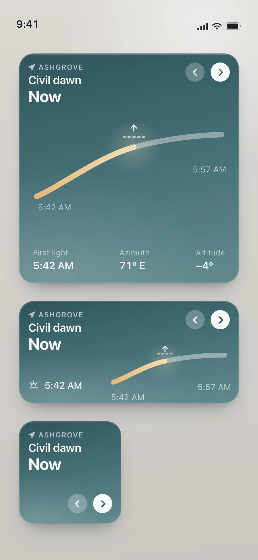 Widgets