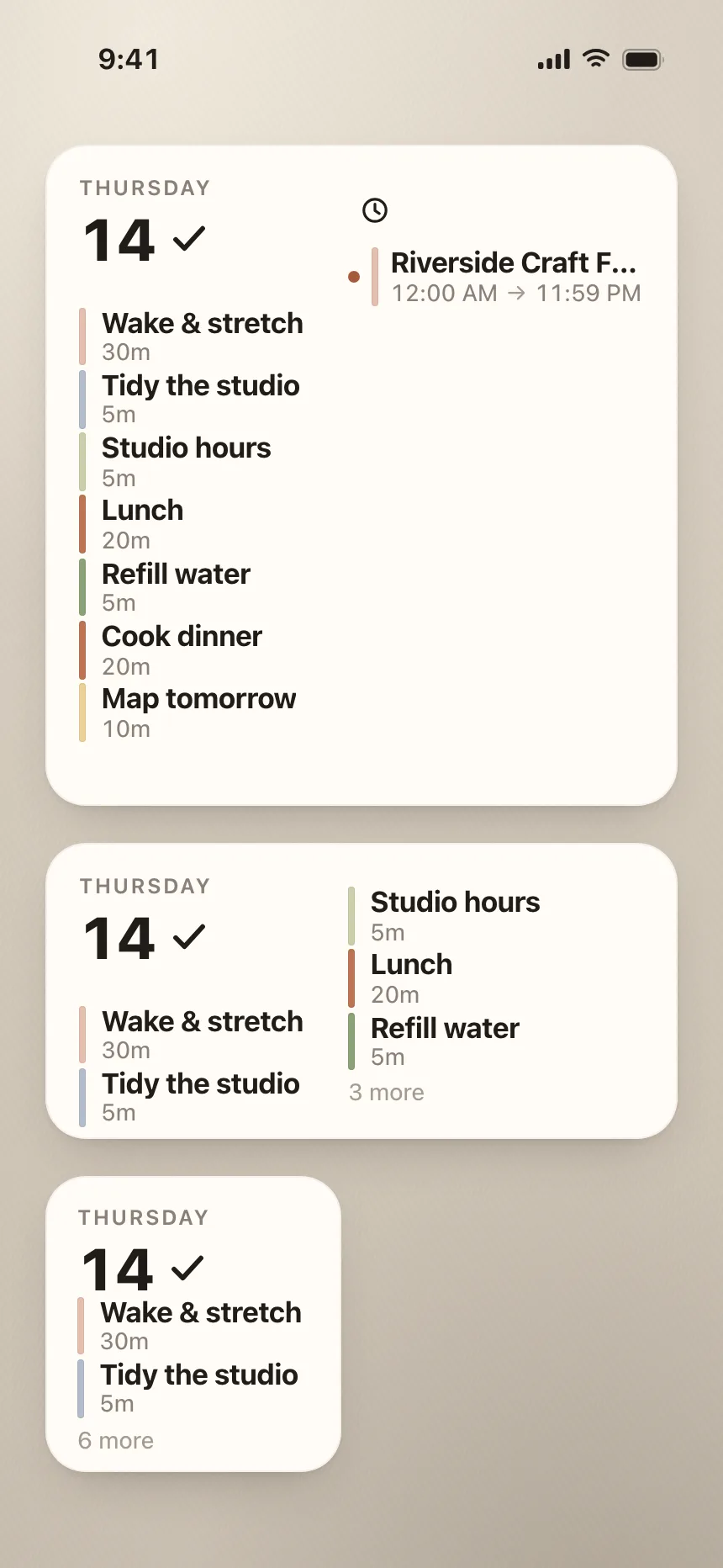 Widgets