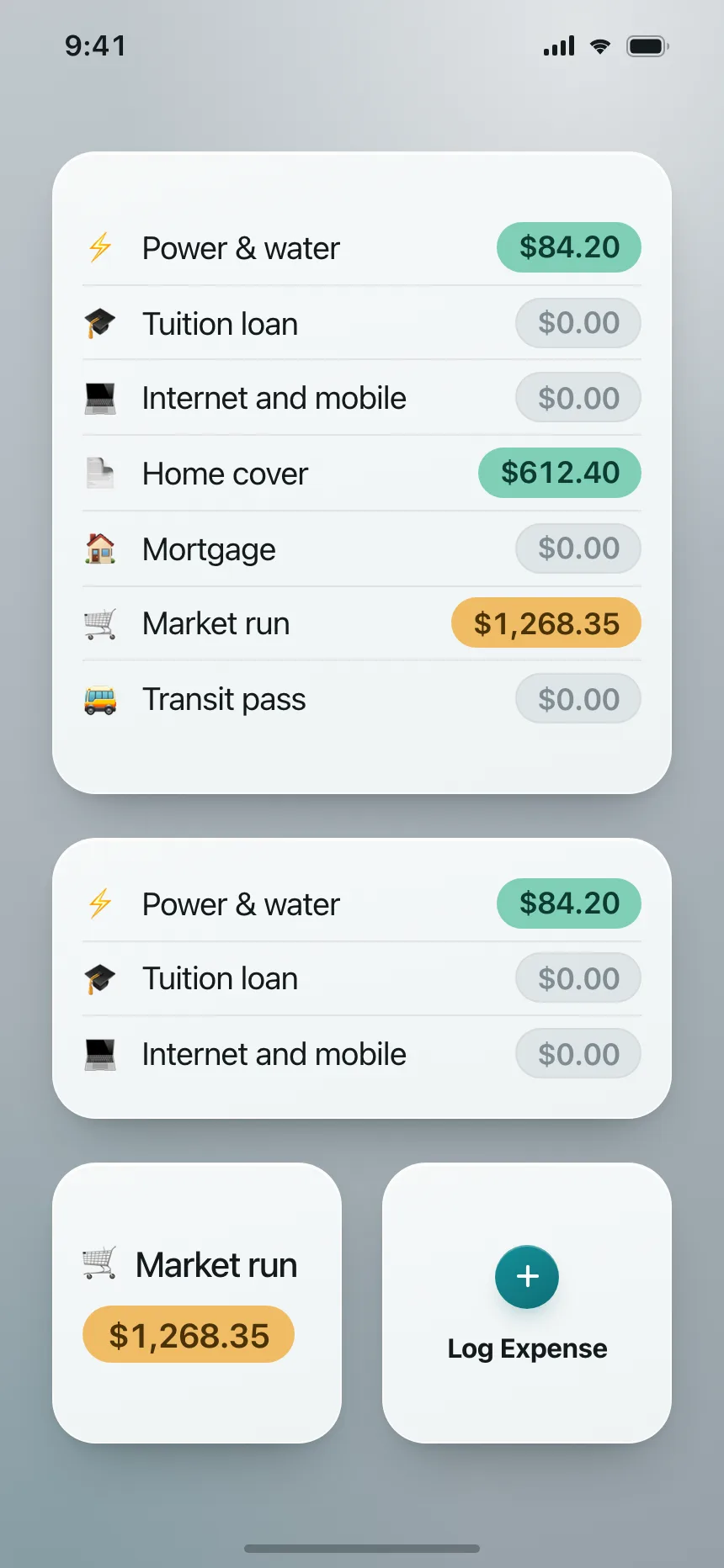 Widgets