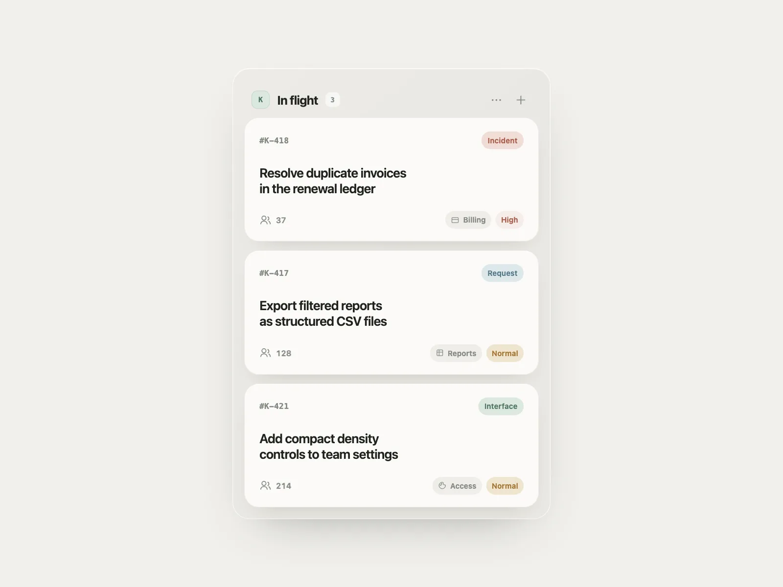 Widgets