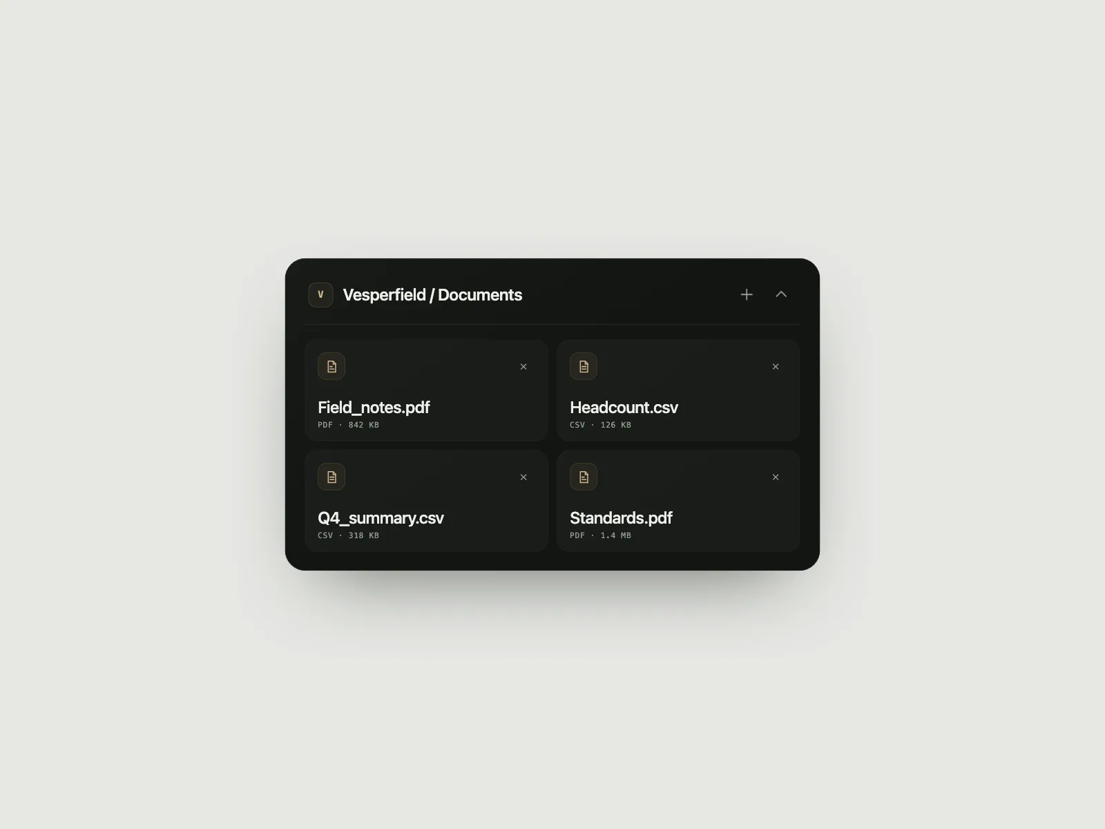 Widgets