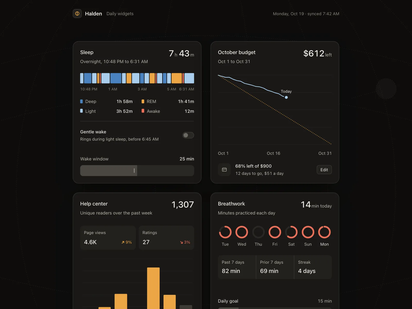 Widgets