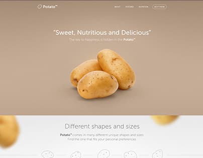 Potato Landing Page