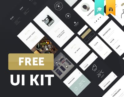 55+ Elements FREE UI KIT | Clean white [...