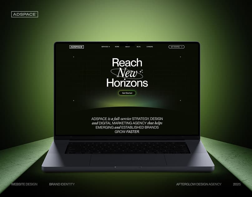 UI/UX Design for Marketing Agency Website