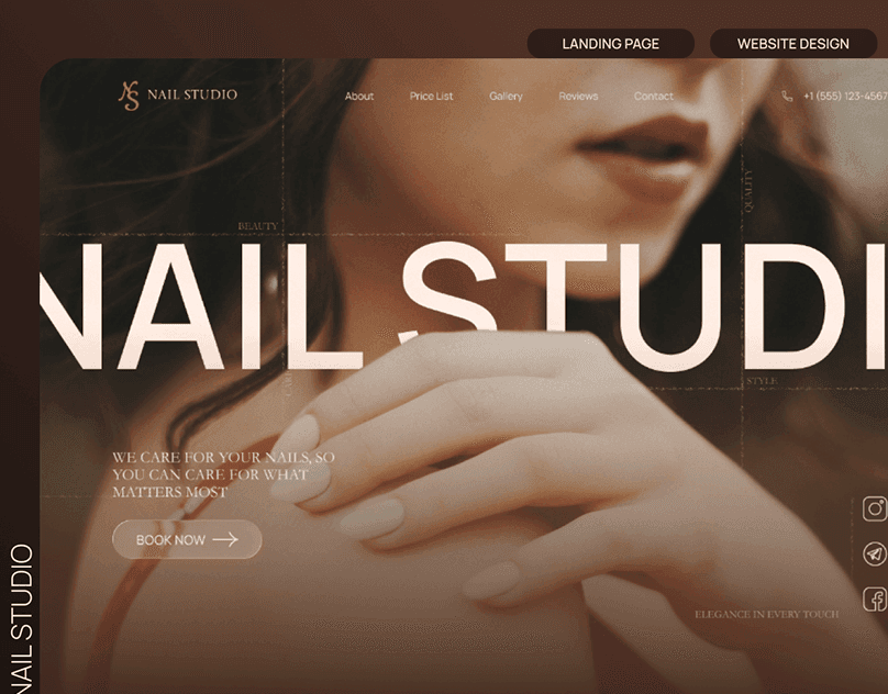 Landing Page | Nail Studio