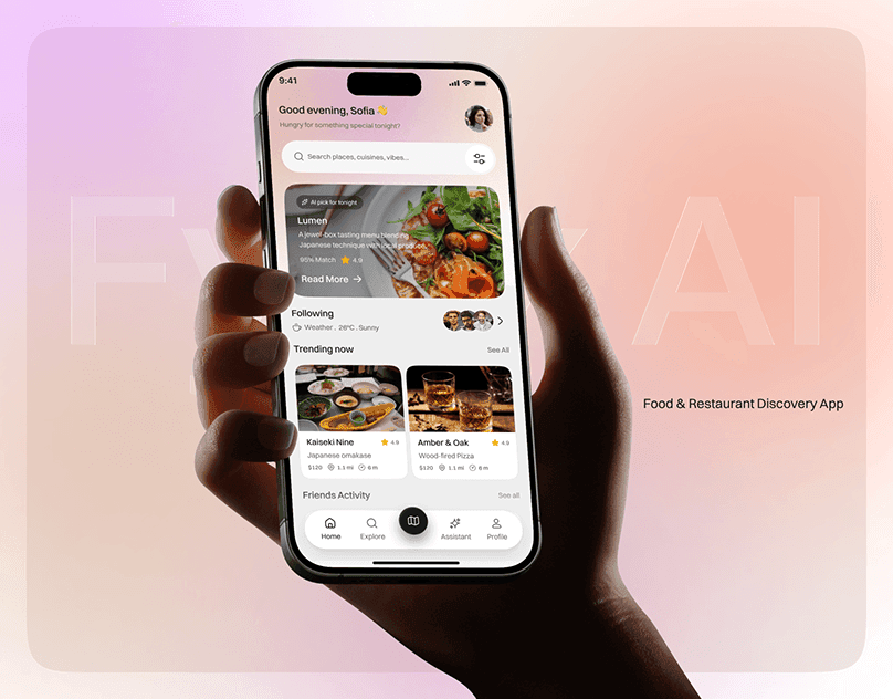 Food & Restaurant Discovery App