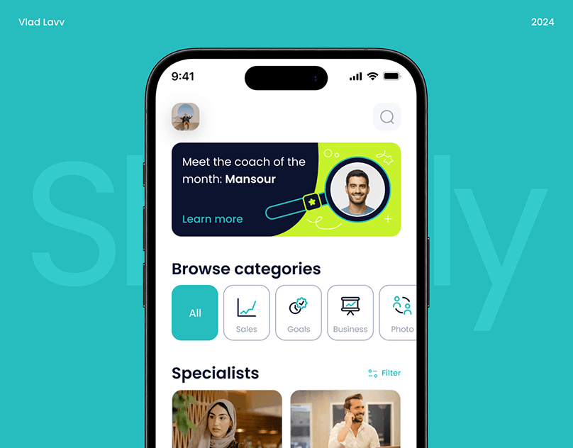 Shurrly App. UX/UI design. Mobile app
