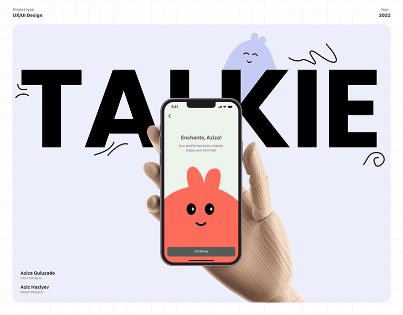 Talkie - Language Learning app | UI&UX c...