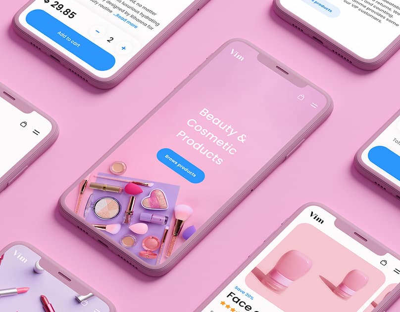 Vimcosmo-UI/UX Design-Website Development