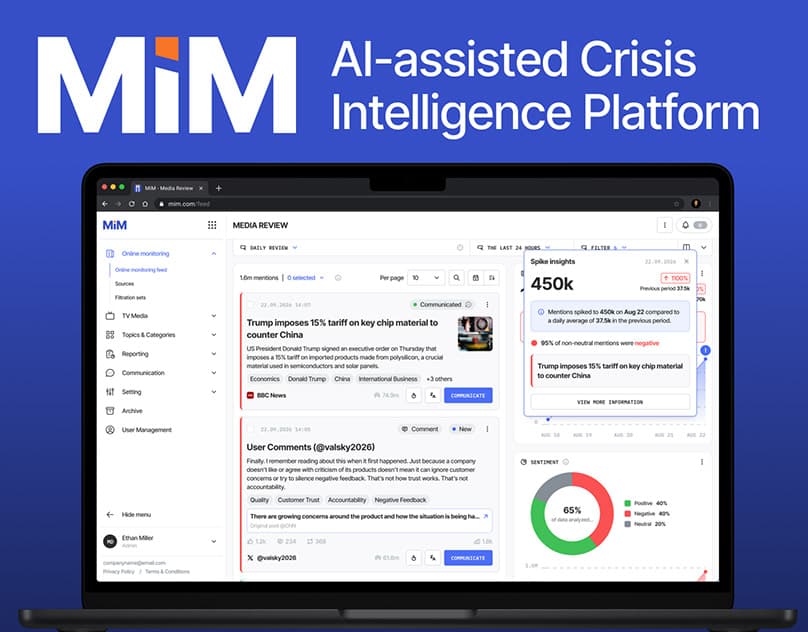 AI Crisis Intelligence Platform | Product Design UX/UI