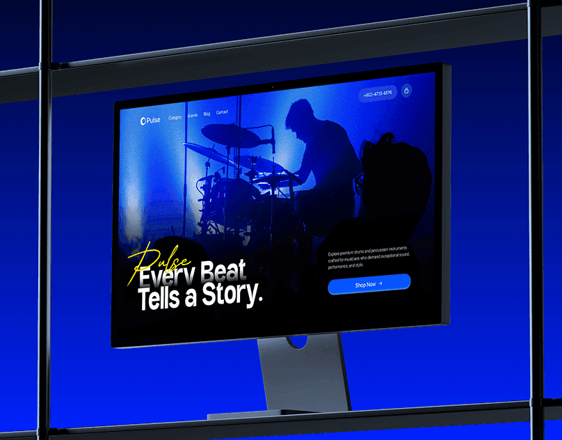 Modern Musical Instruments Store – E-commerce Website