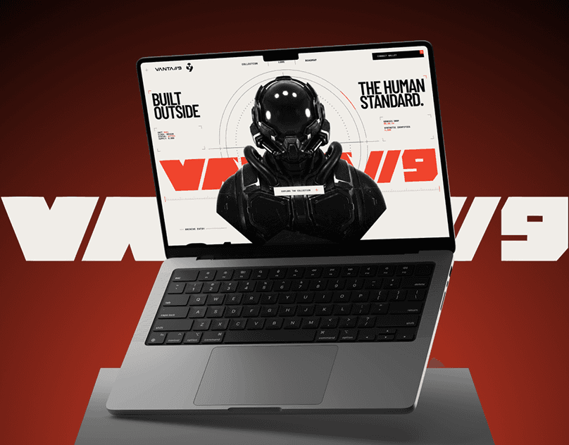 VANTA//9 — NFT Collection Website · UI/U...