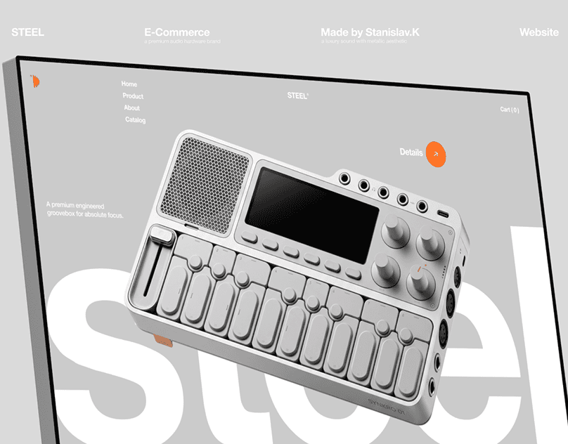 STEEL - E-commerce Website Design |Technology| UI/UX