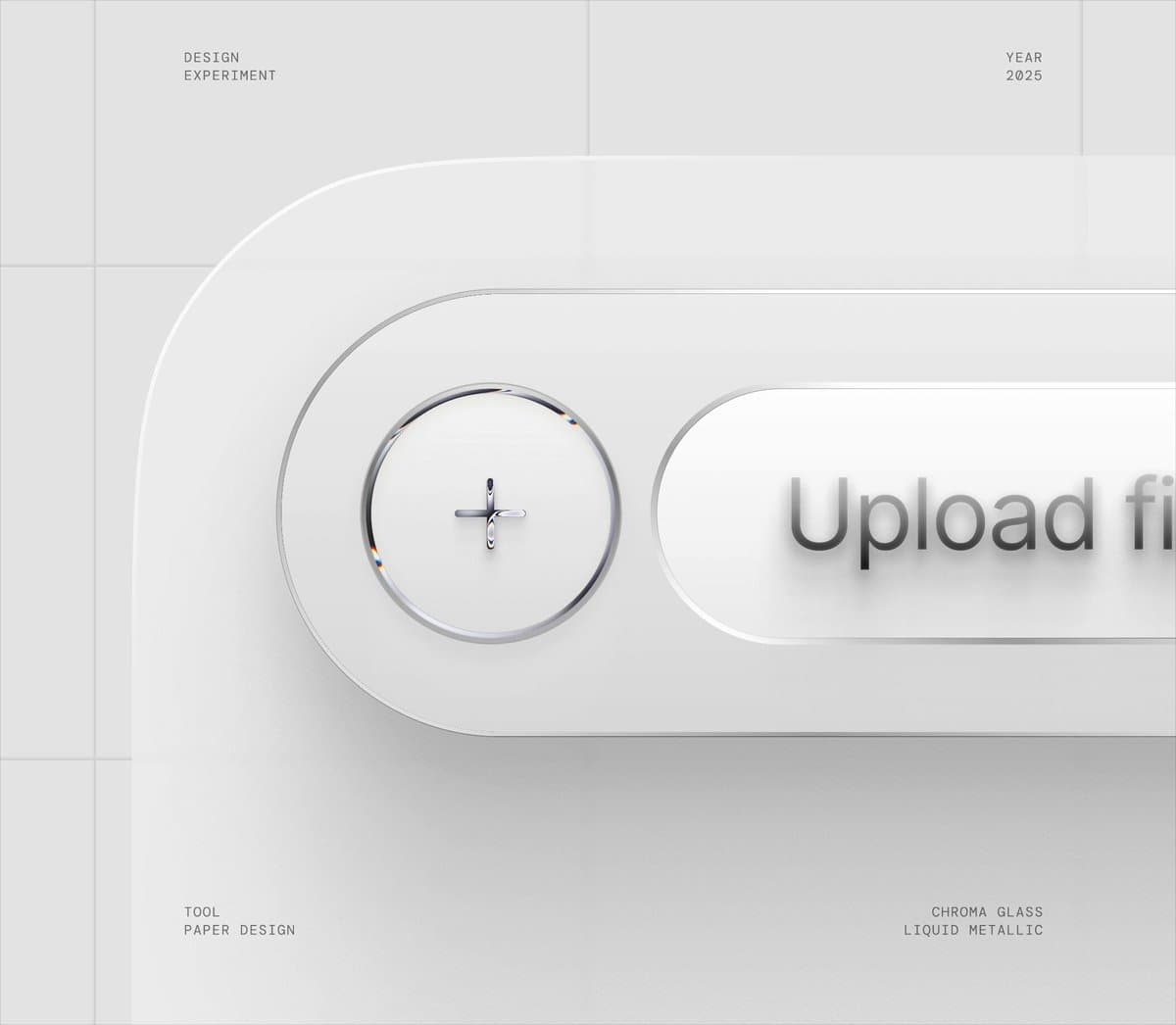 Chroma Glass Upload Button
