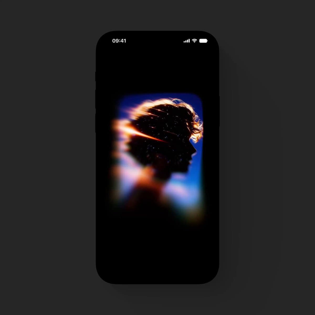 Blurred Portrait Lock Screen