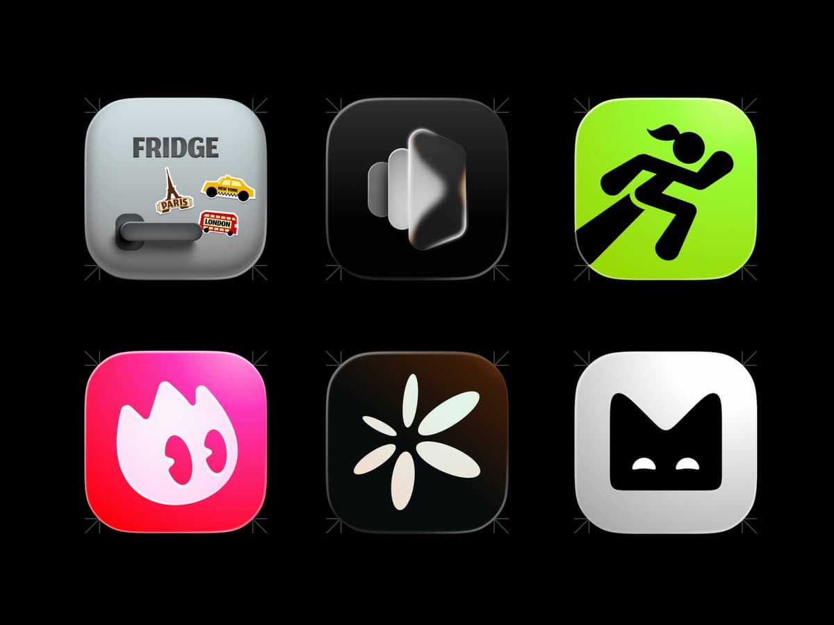Dark App Icon Set