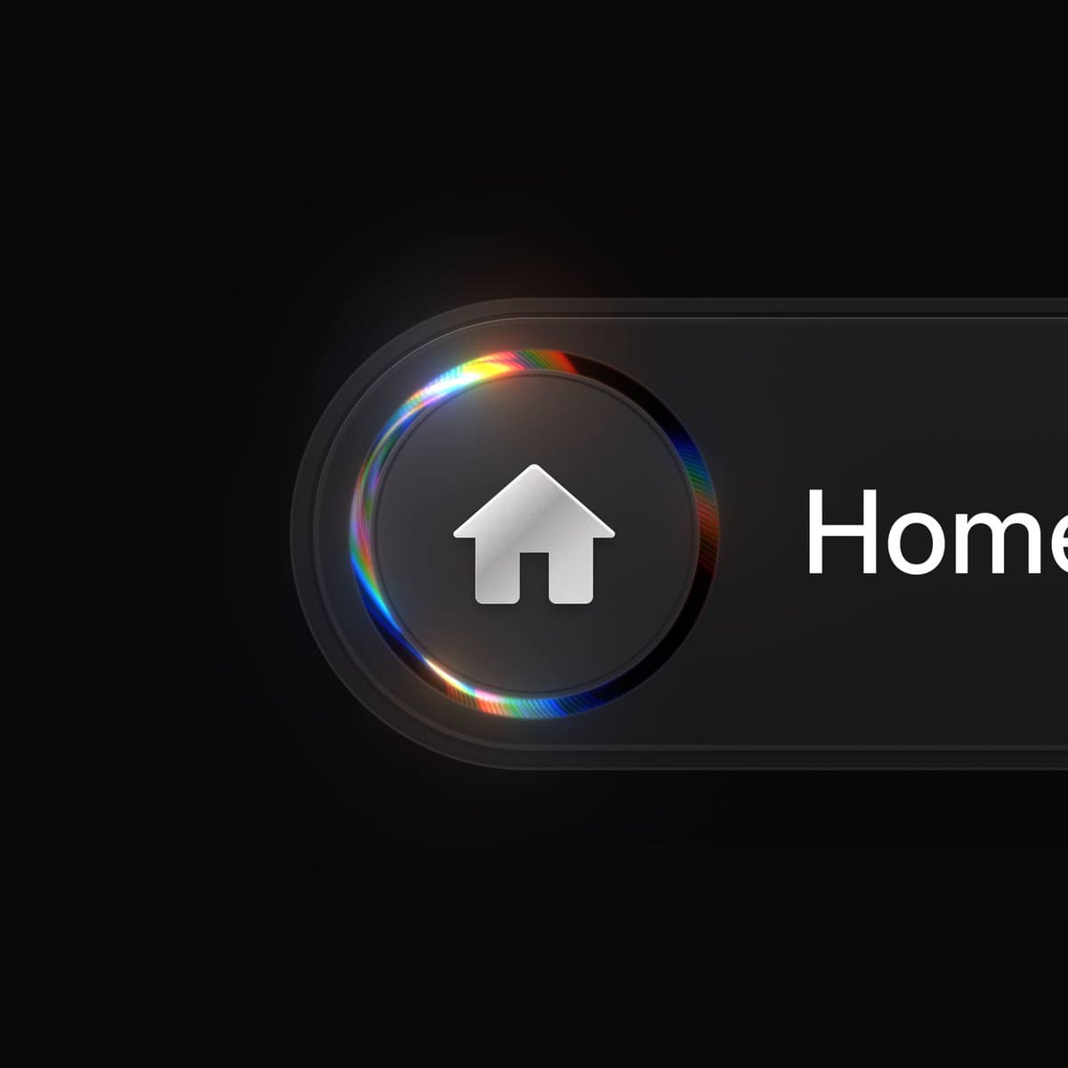 Rainbow Glow Home Button