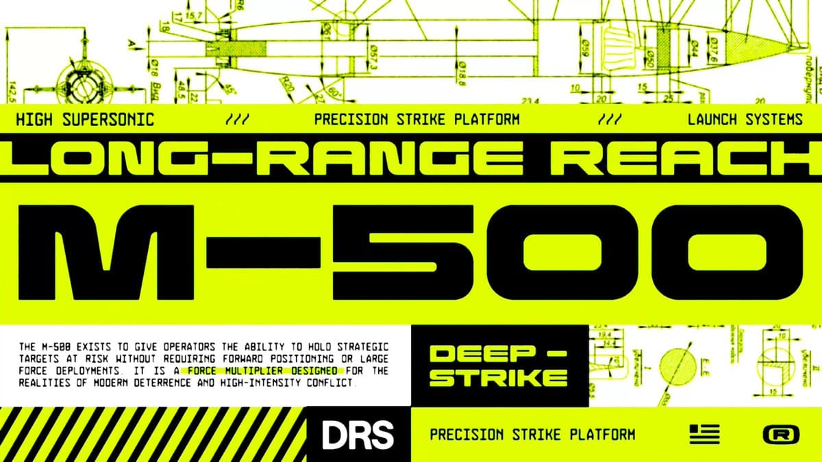 M-500 Missile Poster