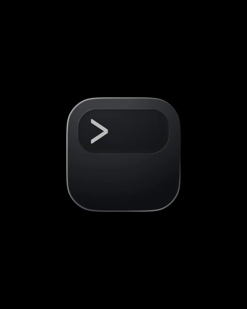 Terminal App Icon 3D