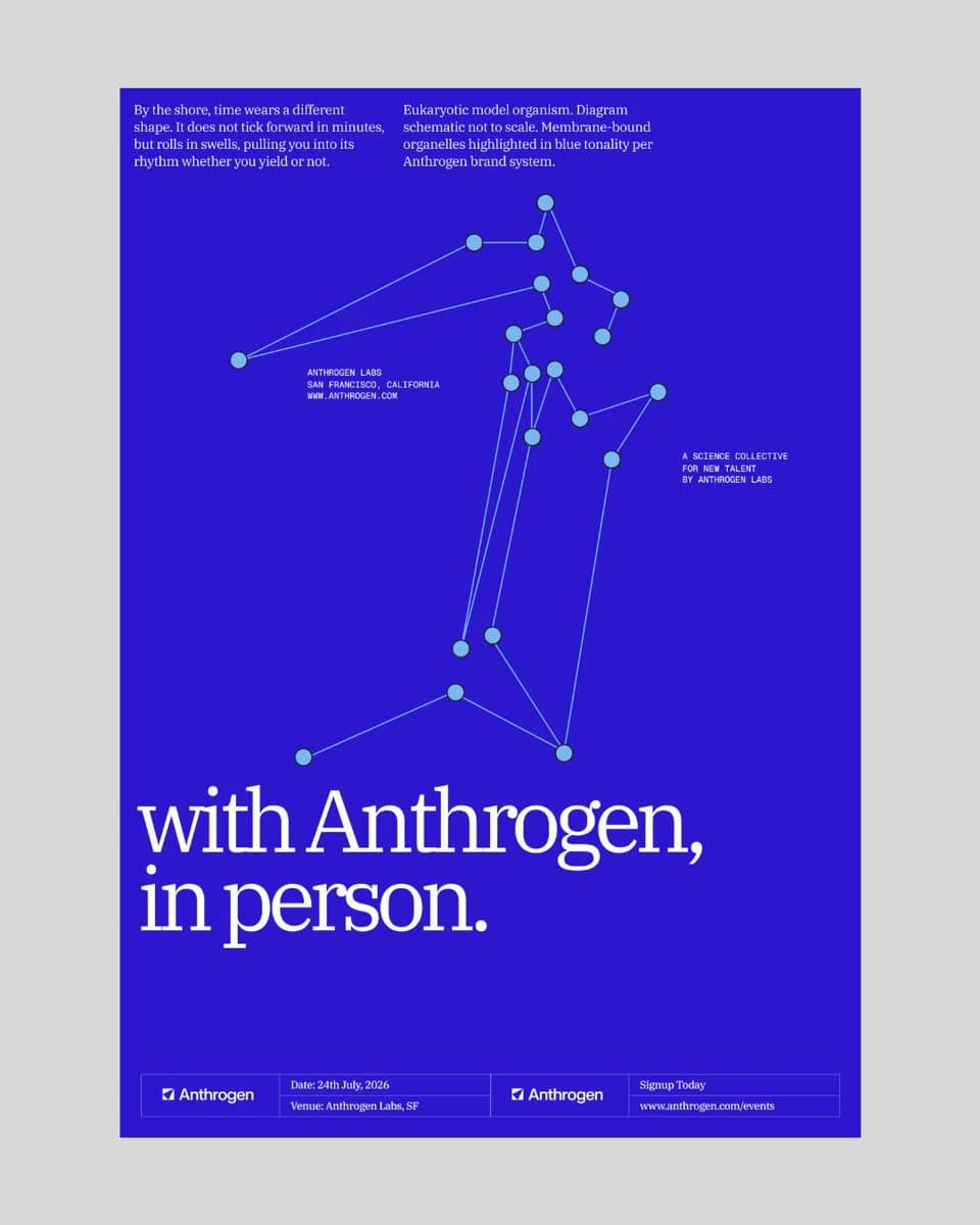 Anthrogen Event Poster