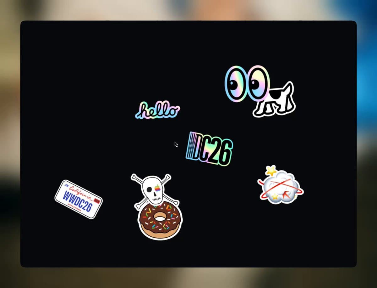WWDC26 Sticker Pack Preview