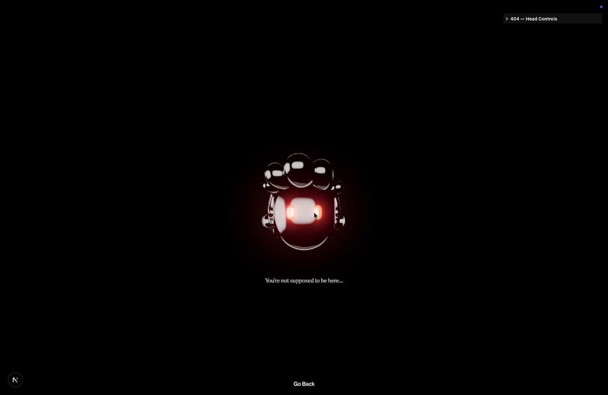 404 Robot Error Page
