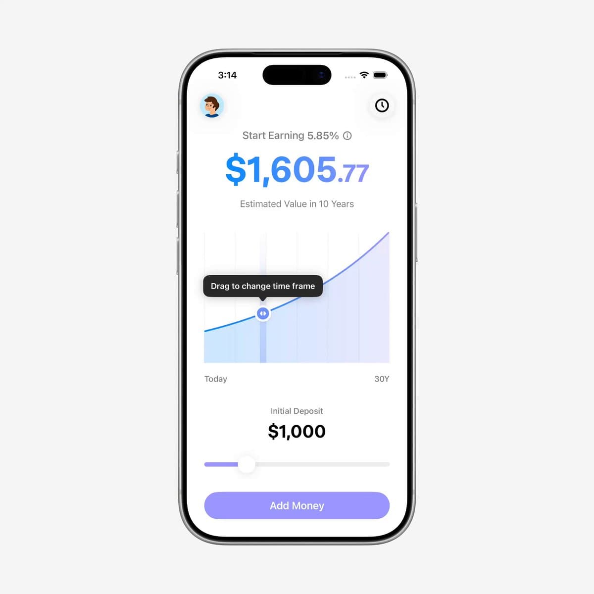 Savings Growth Projection App