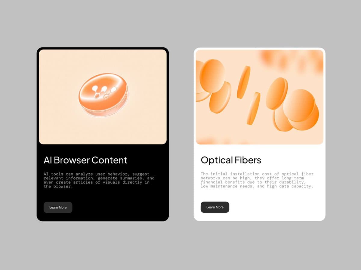 AI Content Feature Cards