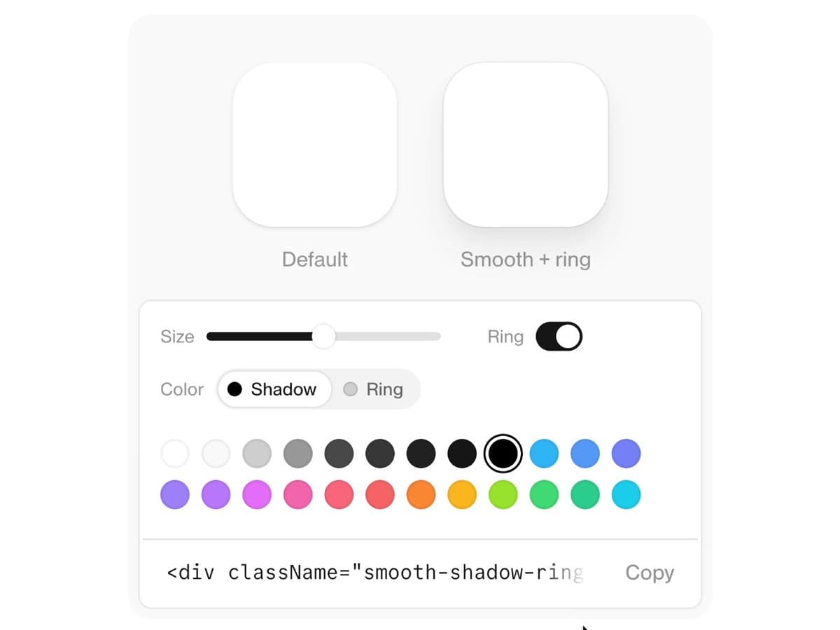Smooth Shadow Ring Generator