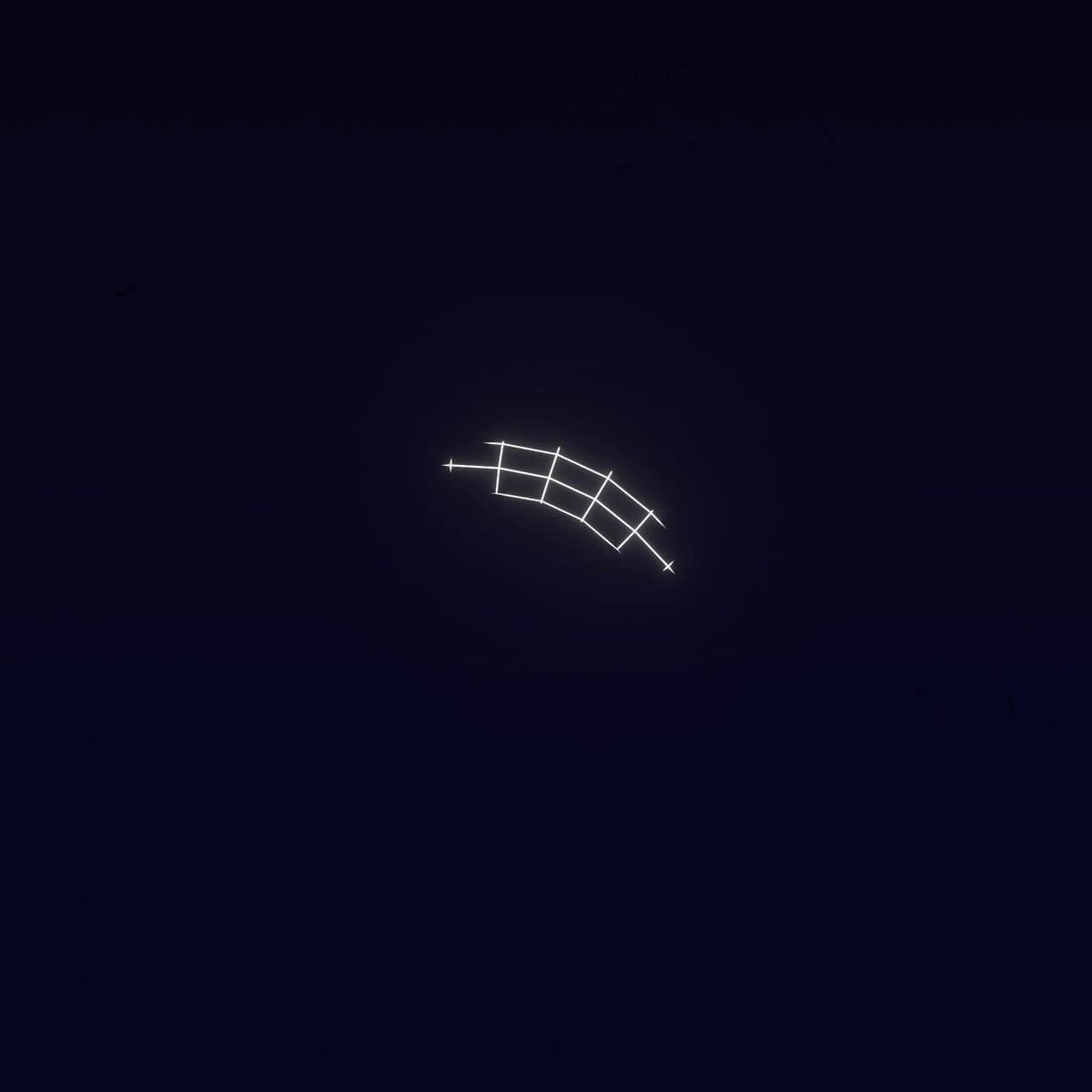 Glowing Grid Fragment Reveal