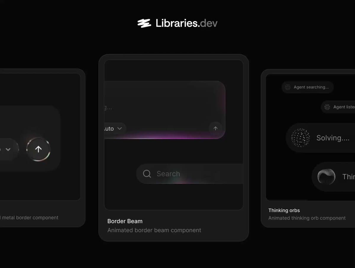 Libraries.dev Component Showcase