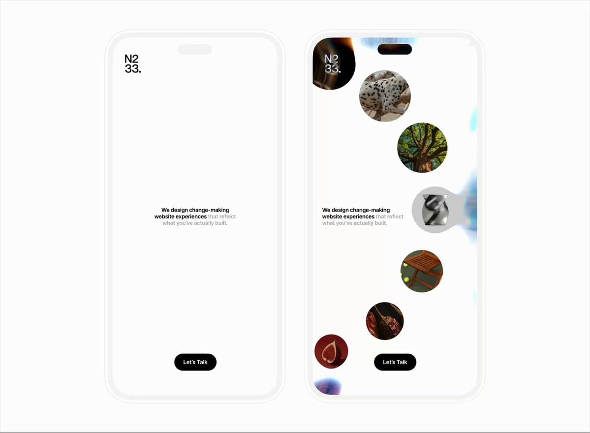 N233 Mobile Onboarding Bubbles