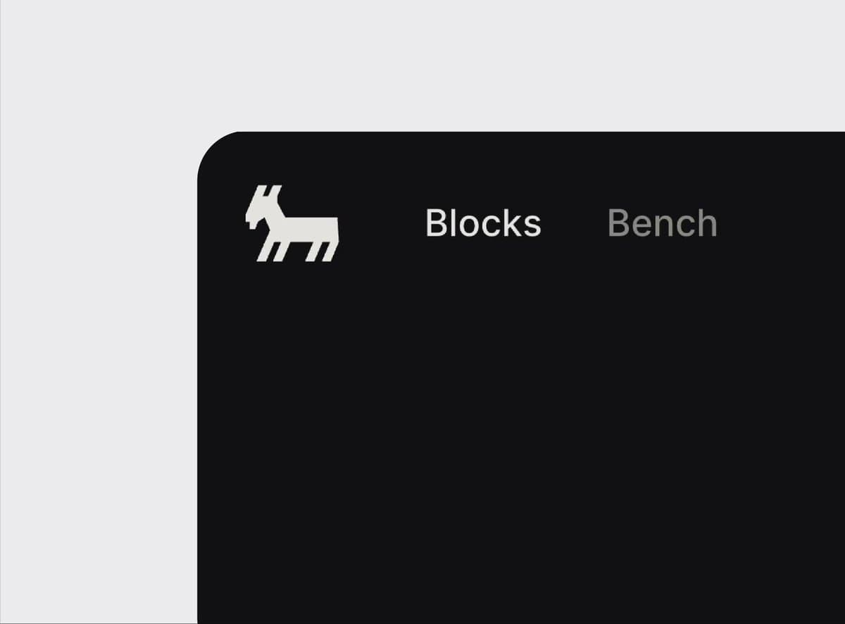 Blocks and Bench App Header