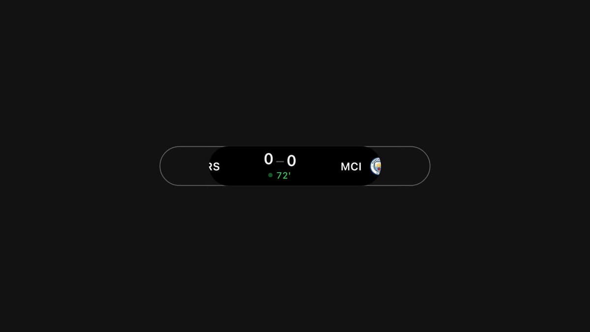 Live Football Score Widget