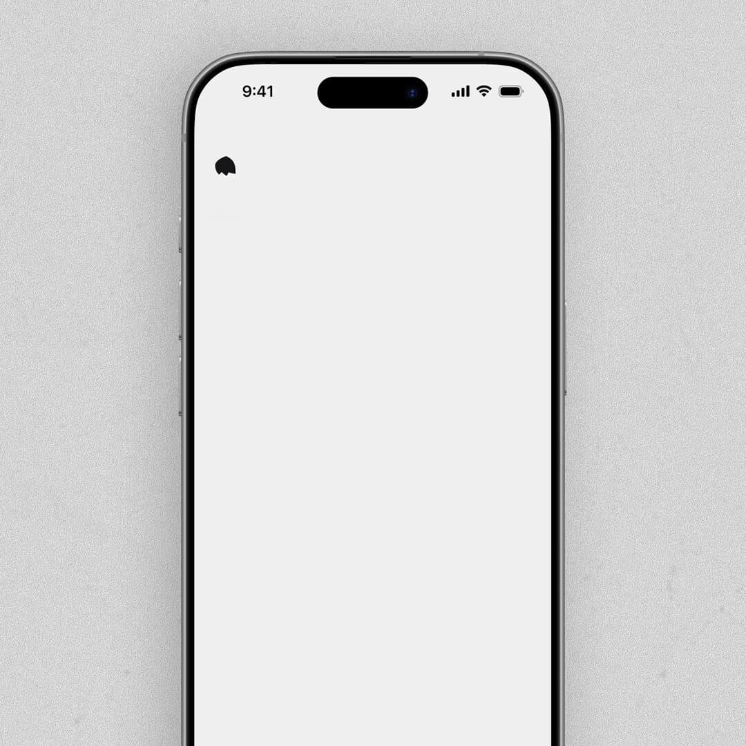 Minimal Phone Splash Screen