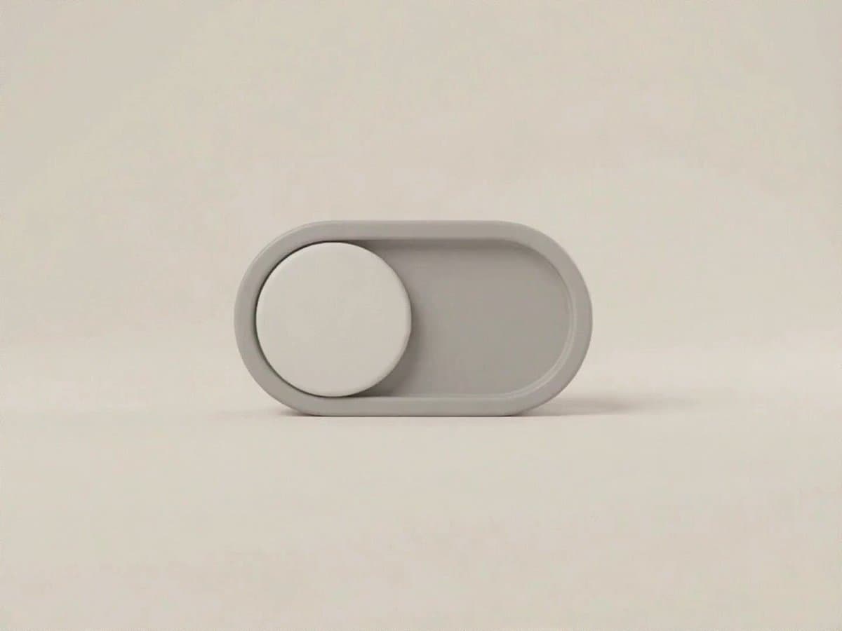 3D Toggle Switch Render