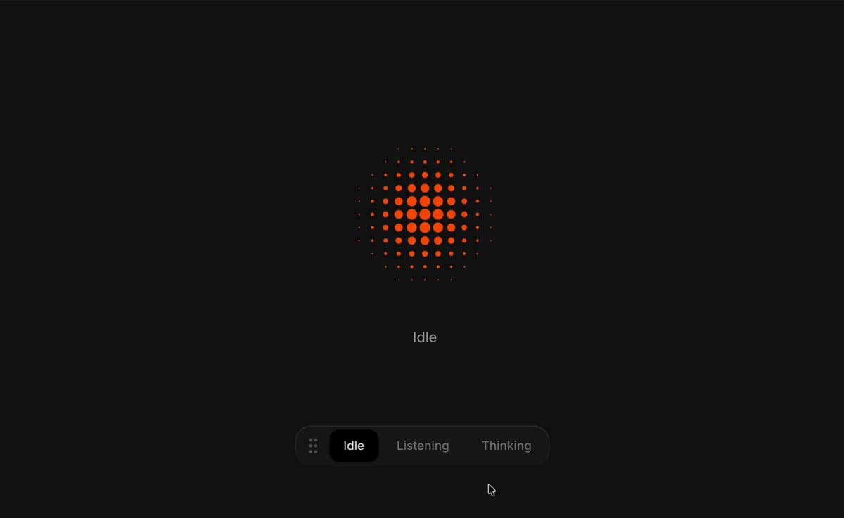 AI Voice Assistant Orb