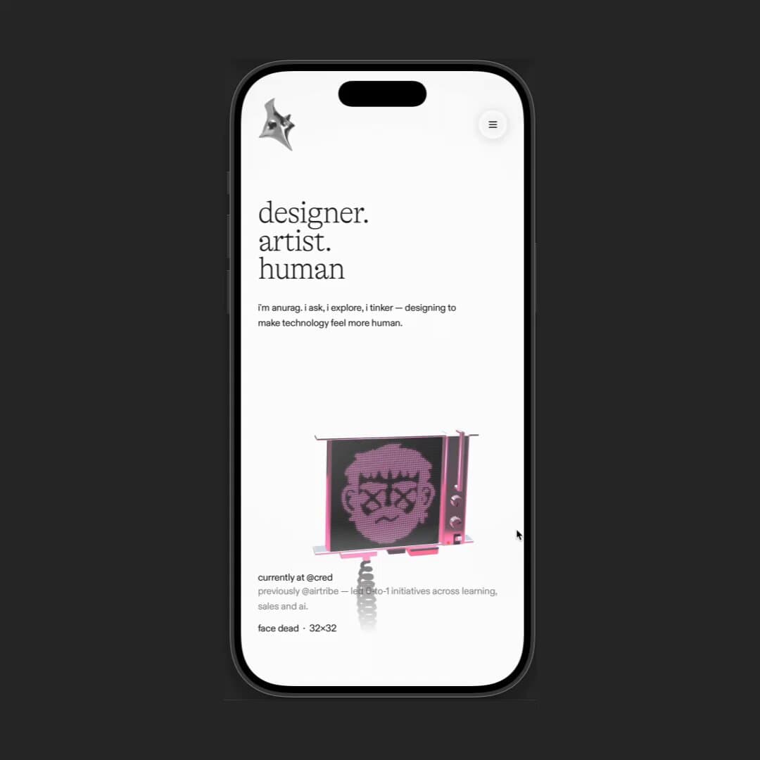 Anurag Mobile Portfolio