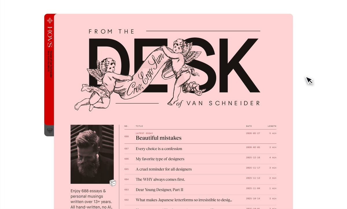 From The Desk Essay Archive